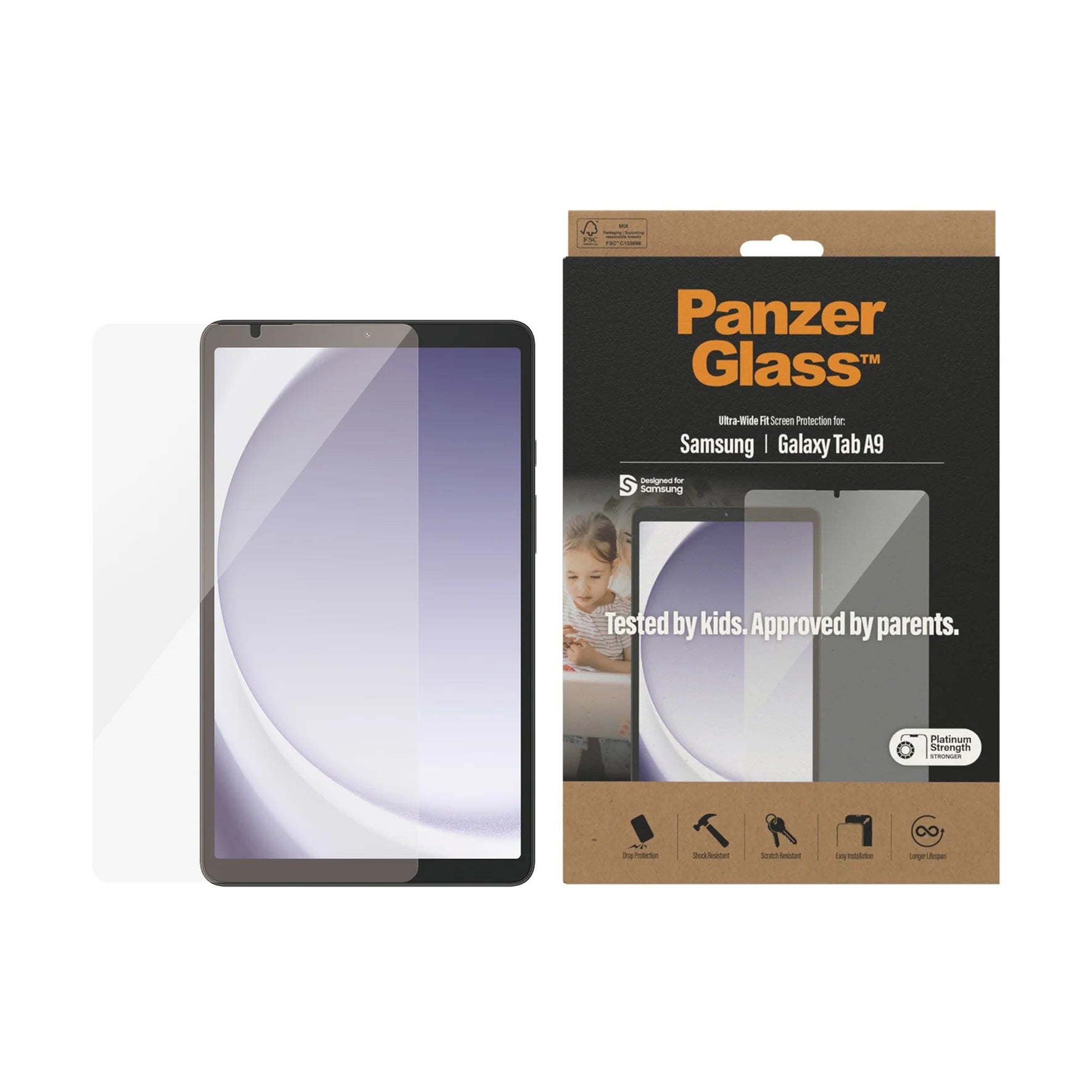 PanzerGlass Samsung Galaxy Tab A9 Ultra Wide Fit PanzerGlass Samsung Galaxy Tab A9 Ultra Wide Fit